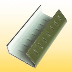 100 St�ck Metallverschlussh�lsen 13 mm geriffelt lackiert